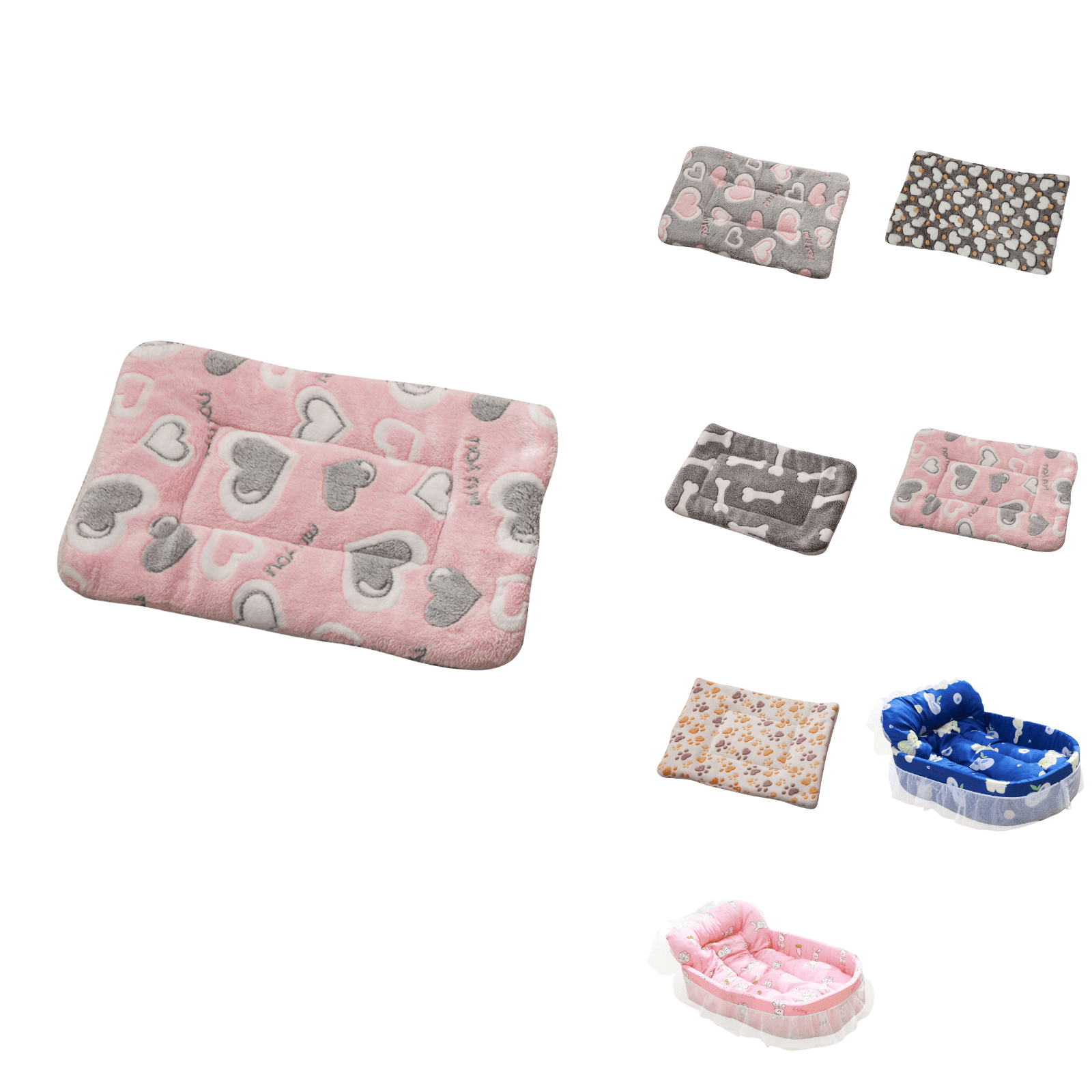 Cats Bed Cats Cushion Winter Thick Mattress Pet Sleeping Pad Indoor Cats Bed Comfy Pet Bed Suitable for Small Cats and Dogs 16.2x9.8in