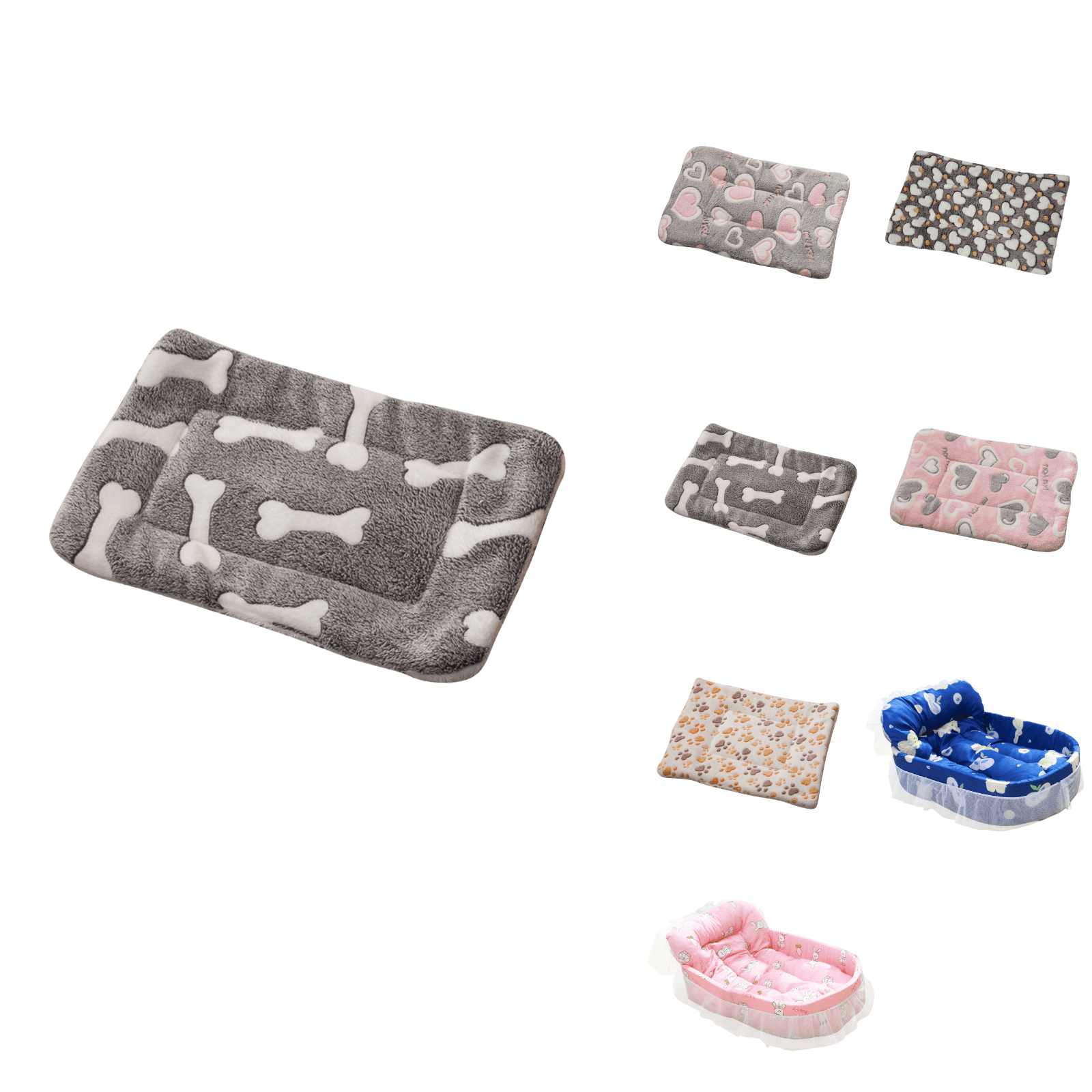 Cats Bed Cats Cushion Winter Thick Mattress Pet Sleeping Pad Indoor Cats Bed Comfy Pet Bed Suitable for Small Cats and Dogs 16.2x9.8in