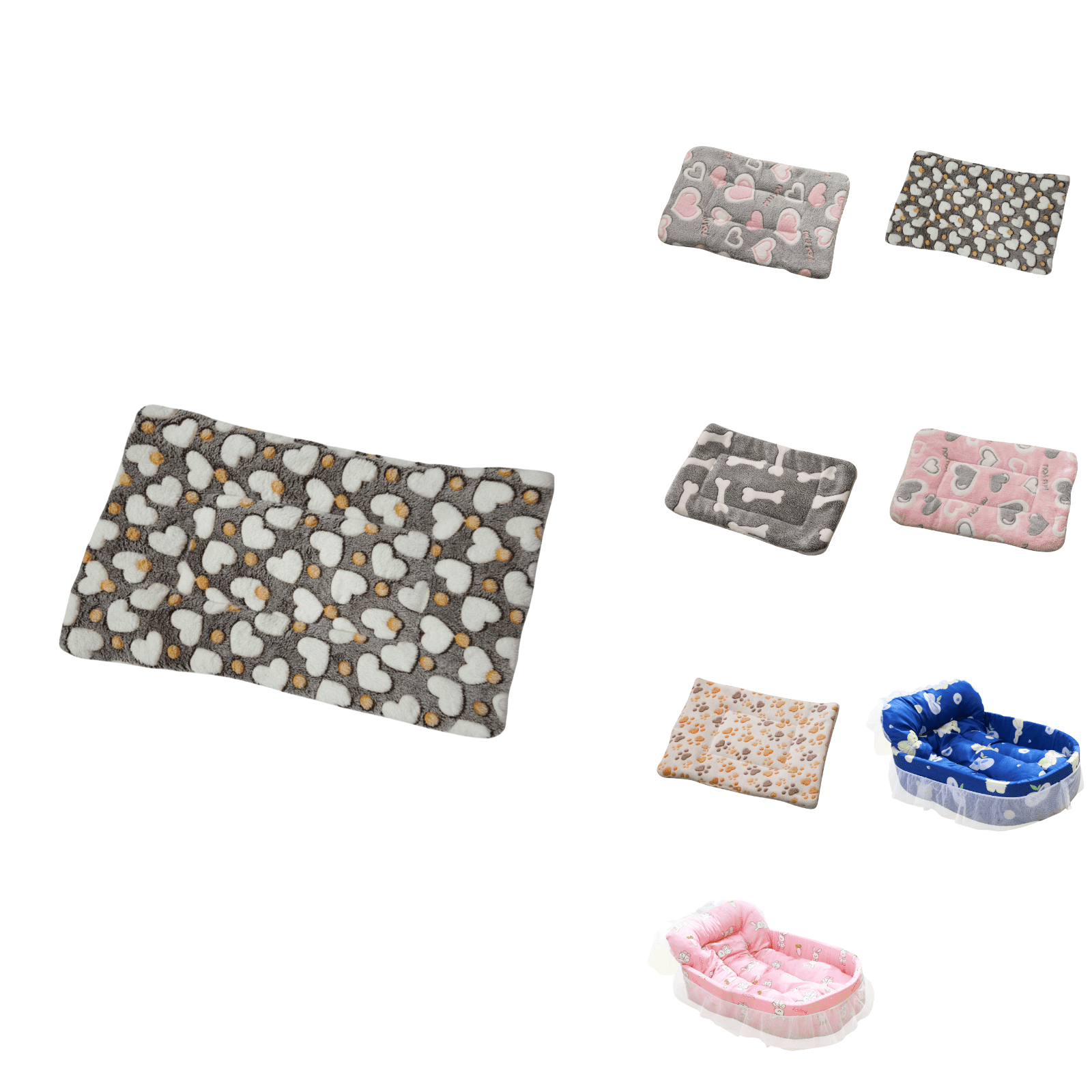 Cats Bed Cats Cushion Winter Thick Mattress Pet Sleeping Pad Indoor Cats Bed Comfy Pet Bed Suitable for Small Cats and Dogs 16.2x9.8in