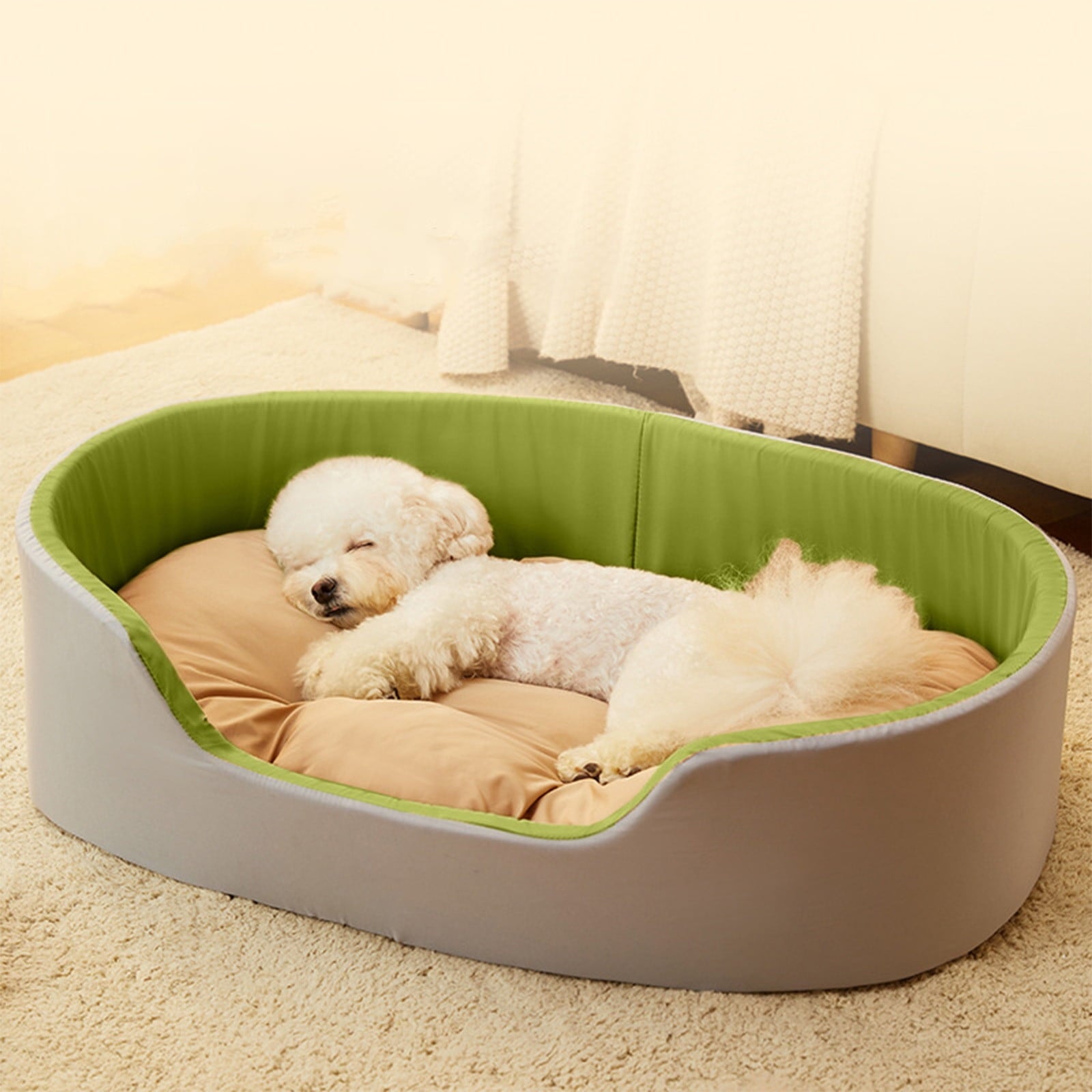 Clearance Dog Bed Medium Size Dogs, Cat Beds for Indoor Cats, Pet Bed for Puppy and Kitty, Washable, Extra , Anti-Slip Bottom