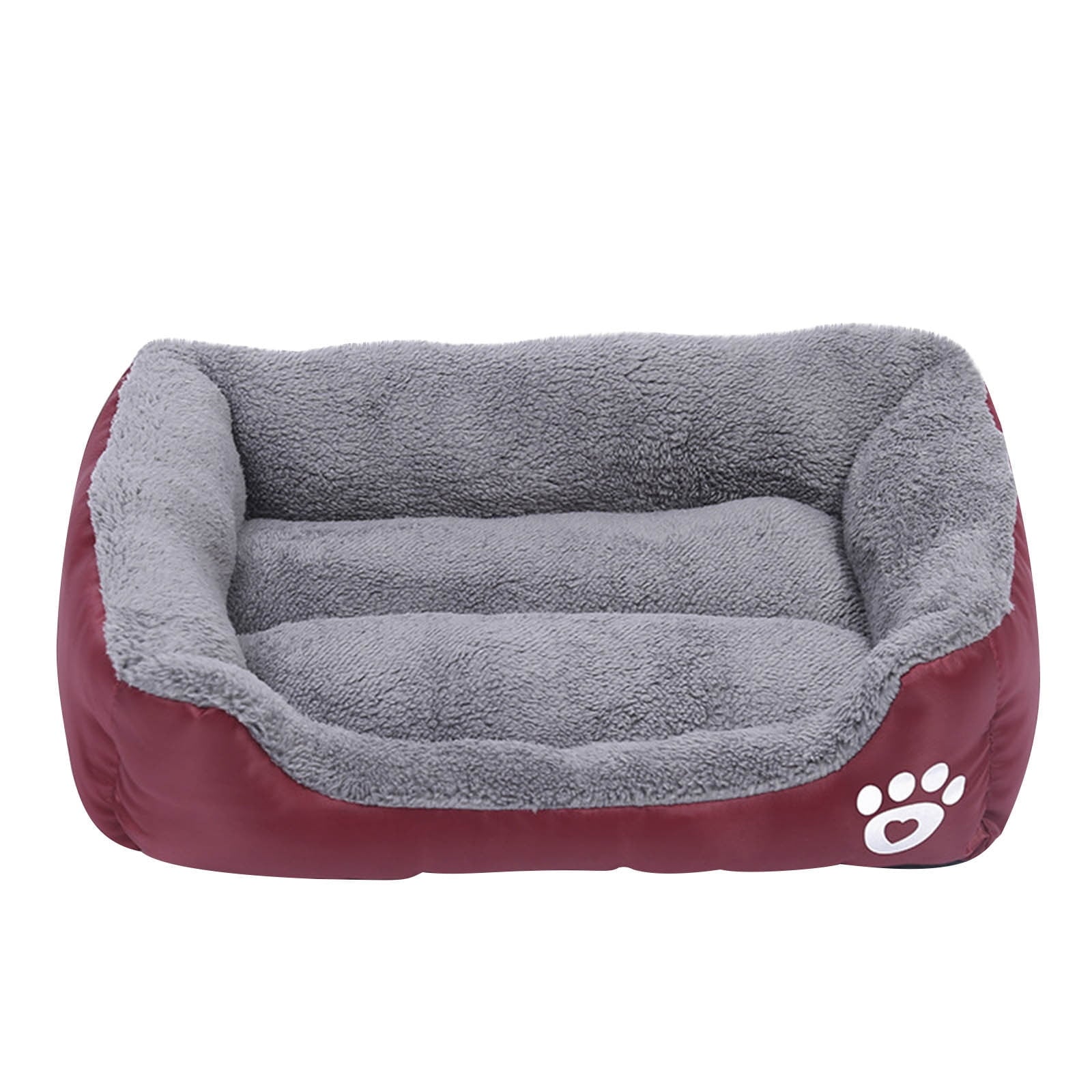Bed for Medium Dogs, Dog Sofa Bed Washable Pet Bed, Stylish Dog Bed Pad Mattress, Winter Cats Sleeping Mat, Pink S