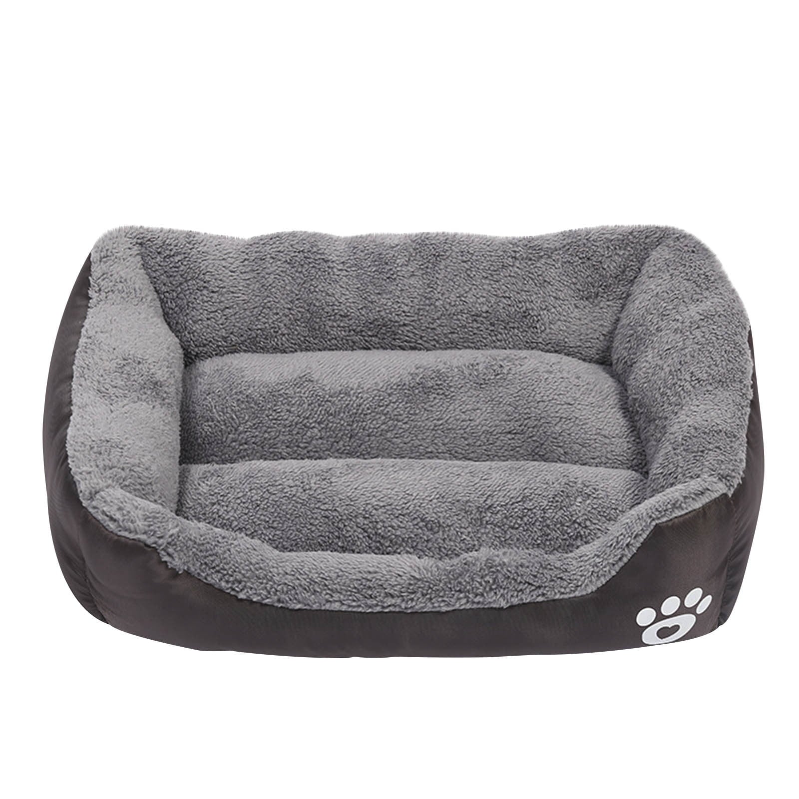 Bed for Medium Dogs, Dog Sofa Bed Washable Pet Bed, Stylish Dog Bed Pad Mattress, Winter Cats Sleeping Mat, Pink S