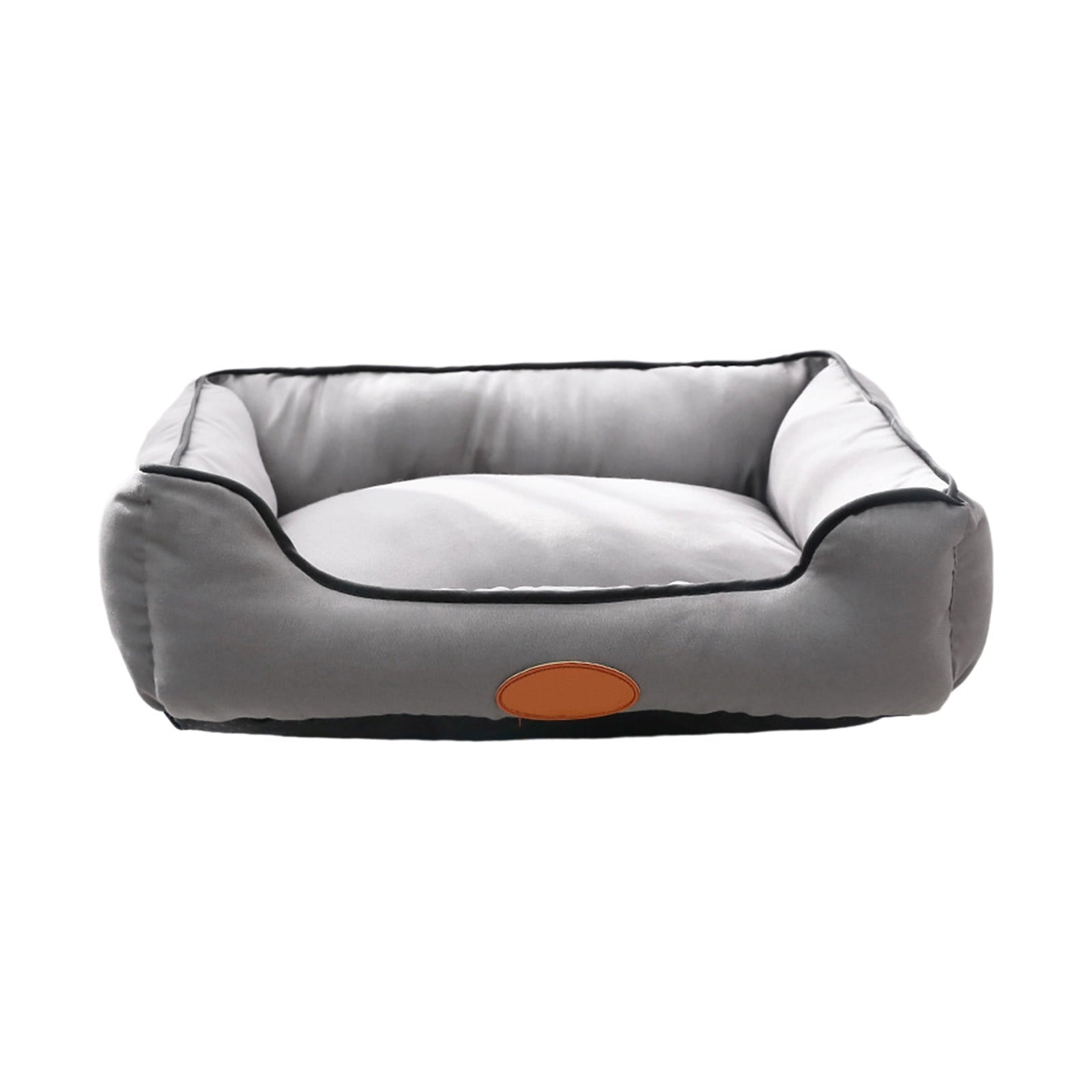 Dog Bed for Large Medium Small Dogs, Rectangle Washable Sleeping Puppy Bed, Cat Beds for Indoor Cats, Pet Sofa Bed, Anti-Slip Bottom
