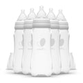 Balance + Standard Neck Plastic Baby Bottles , 9oz Clear, 6 Count
