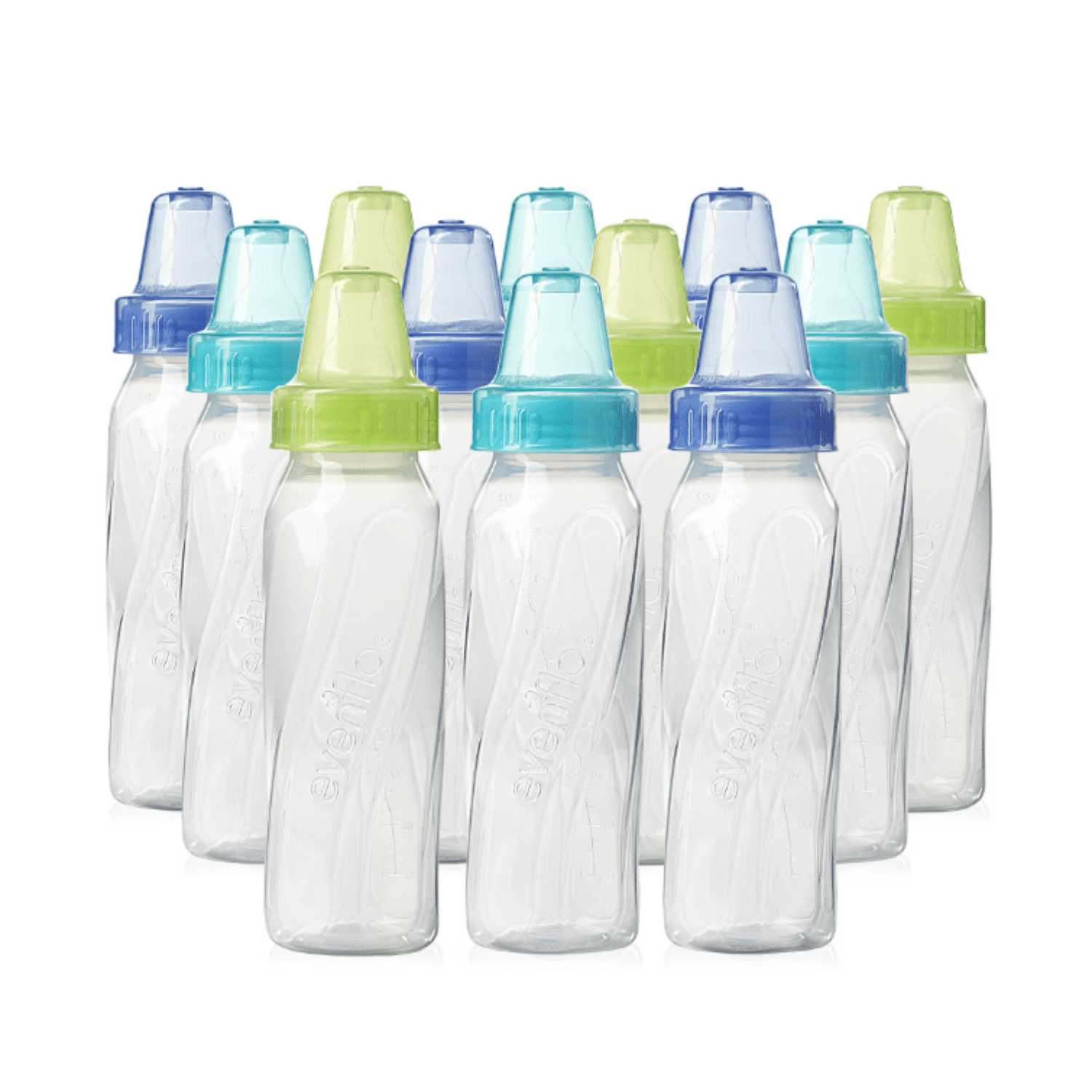 Feeding Classic Prints Baby Bottle, 8 oz, 12-Pack