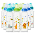 Feeding Classic Prints Baby Bottle, 8 oz, 12-Pack