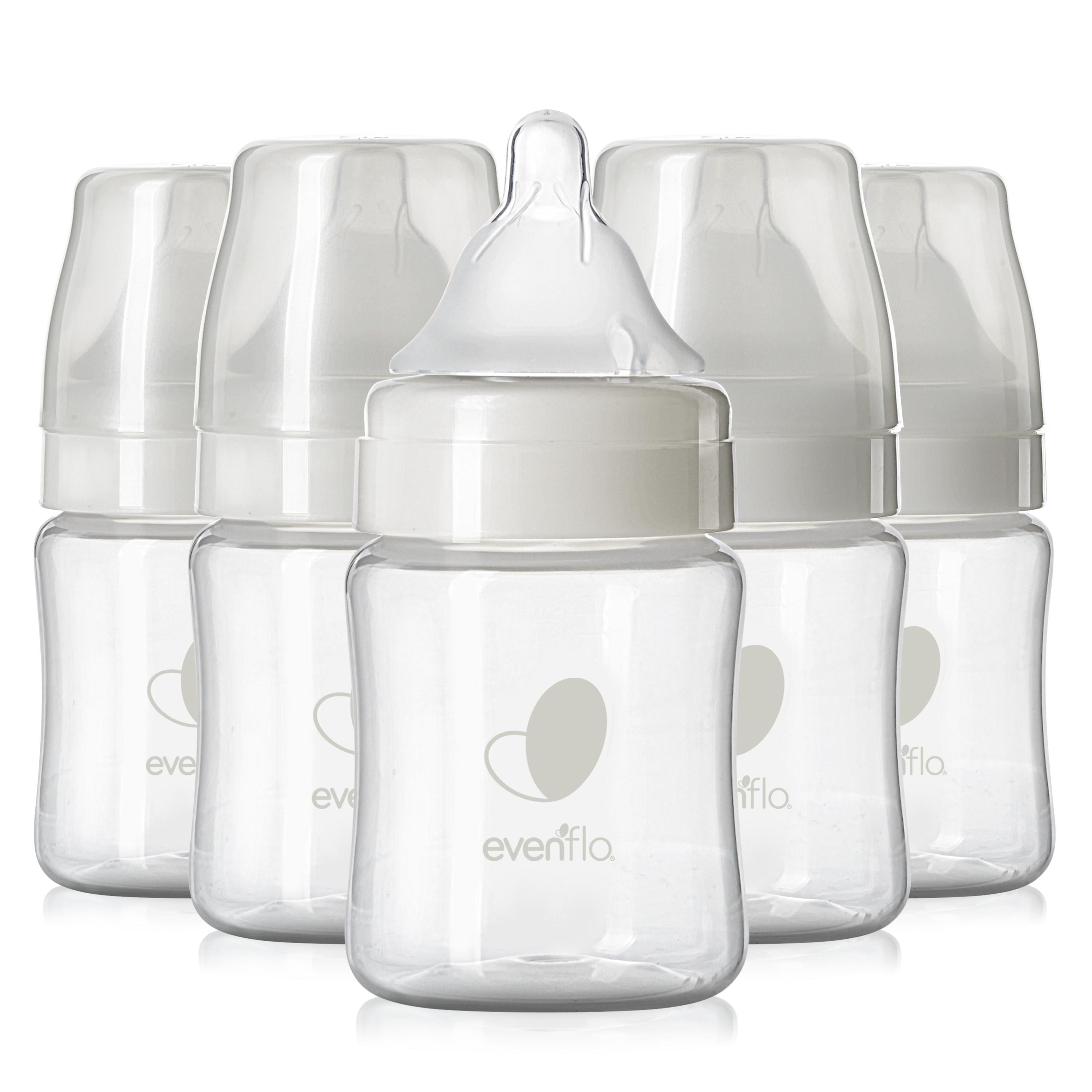 Proflo Venting Balance Plus Wide Neck Baby Bottles for Newborn - Infants, 5 oz Pack of 6