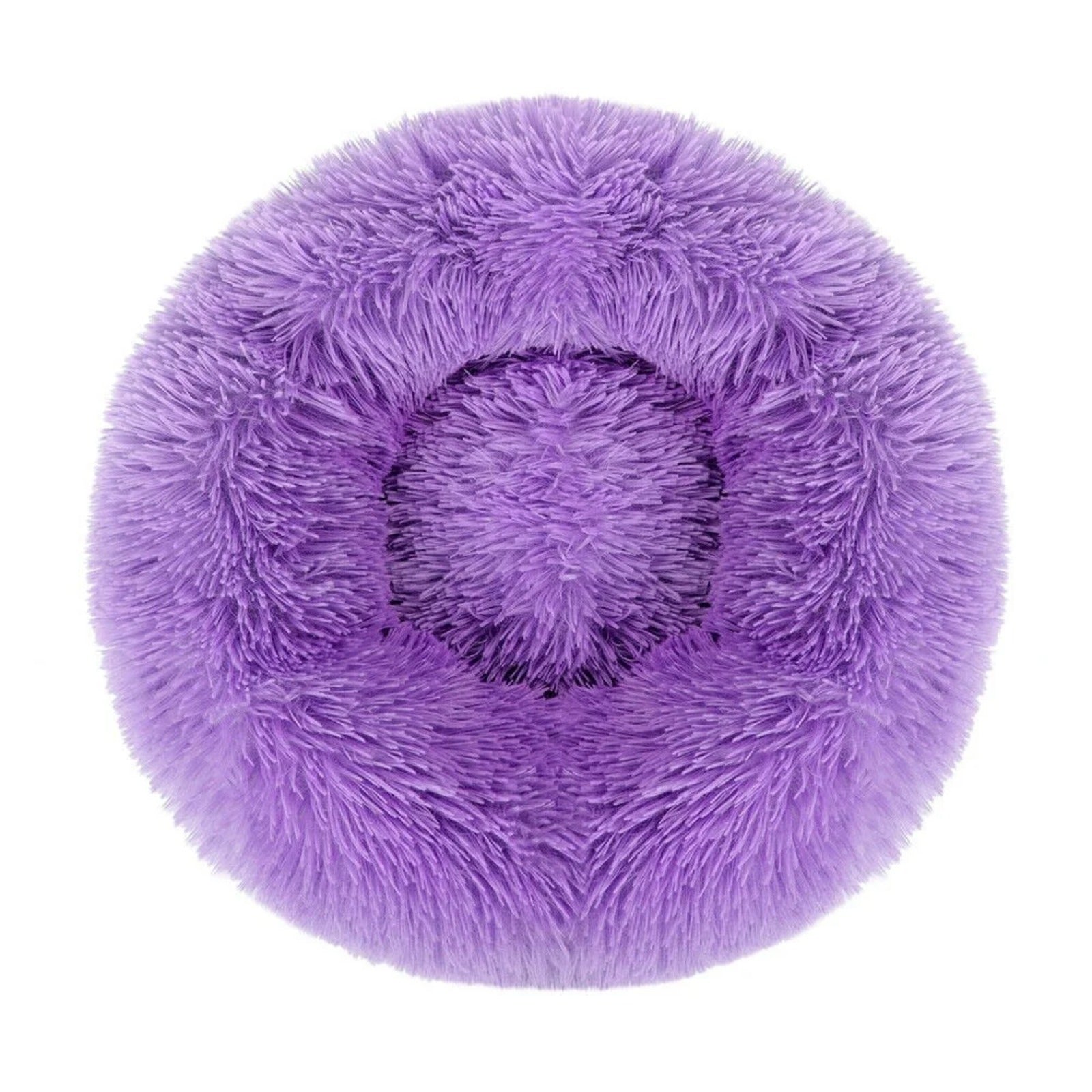 Round Plush Pet Bed for Dogs &amp; Cats, Dog Bed Sleeping Kennel Nest