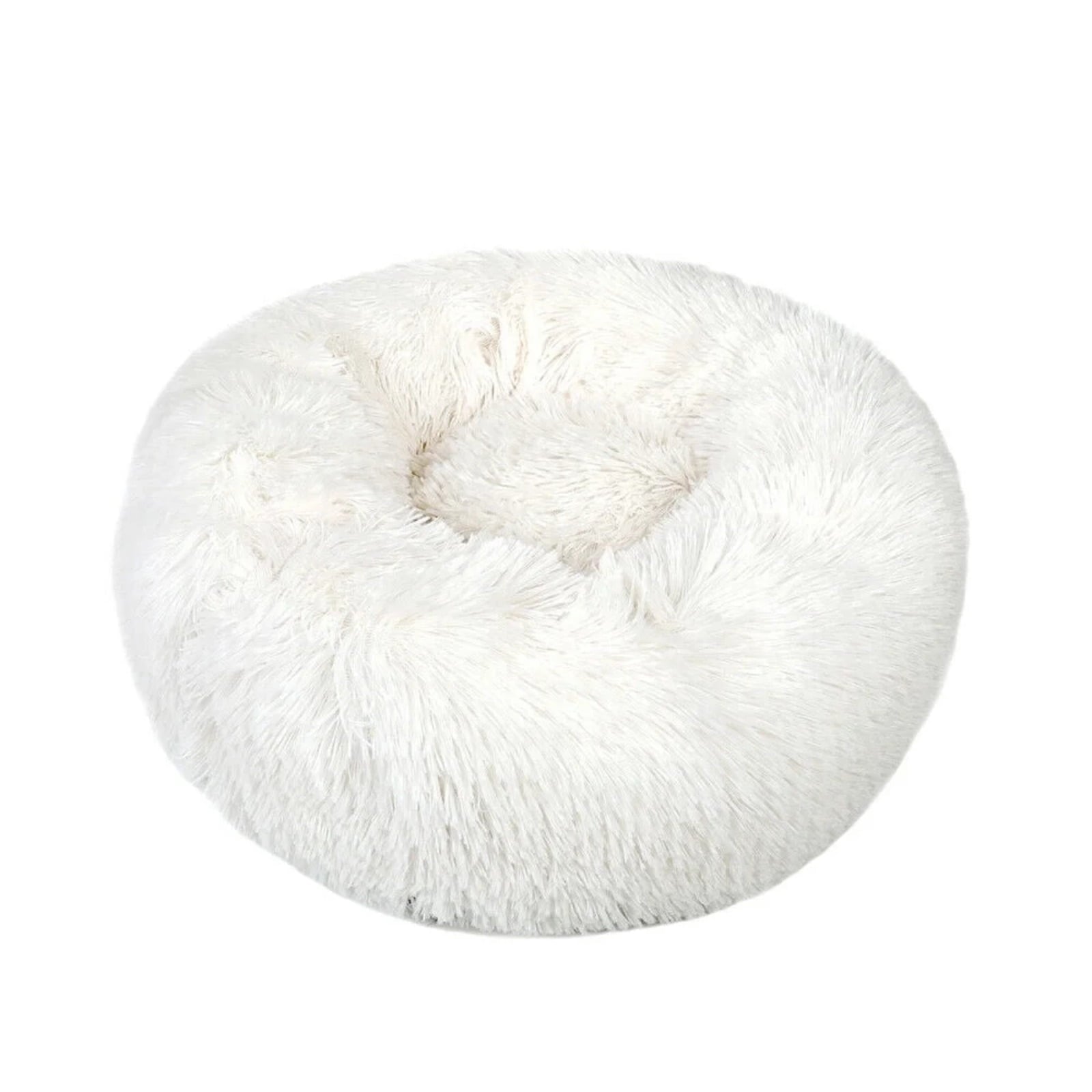 Round Plush Pet Bed for Dogs &amp; Cats, Dog Bed Sleeping Kennel Nest