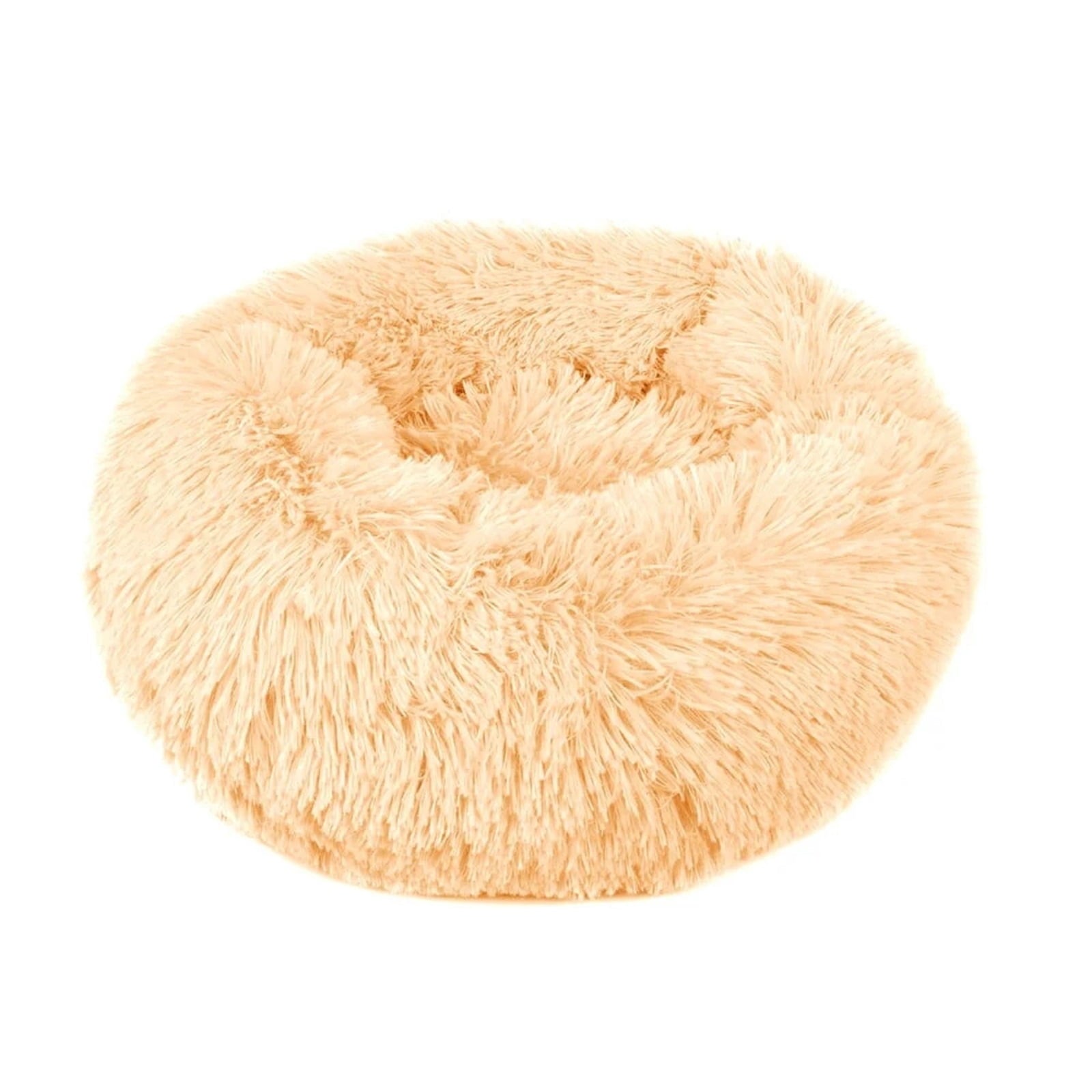 Round Plush Pet Bed for Dogs &amp; Cats, Dog Bed Sleeping Kennel Nest