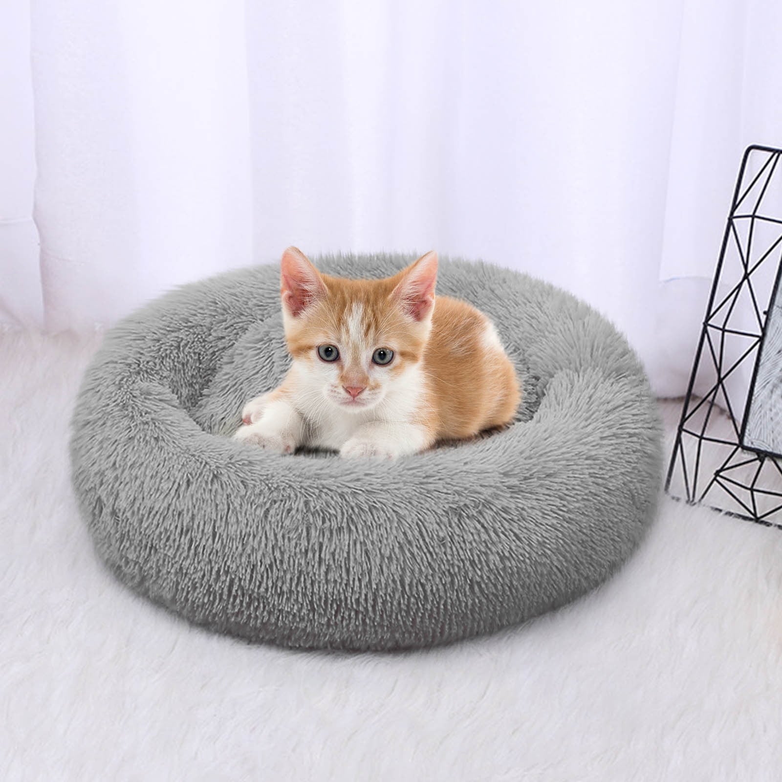 Cat Bed Clearance Washable Plush Pet Beds Pet Bed for Puppy and Kitten