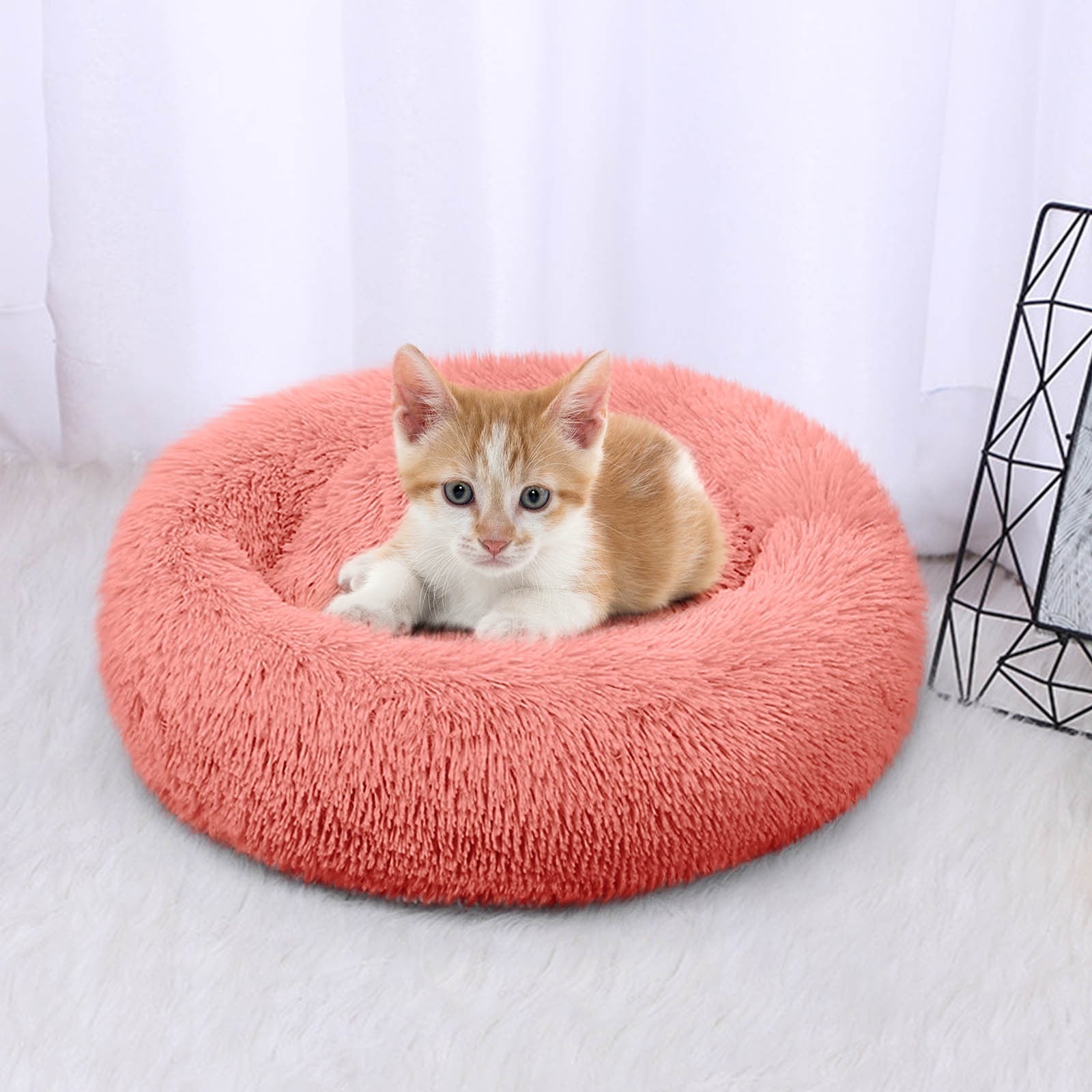 Cat Bed Clearance Washable Plush Pet Beds Pet Bed for Puppy and Kitten