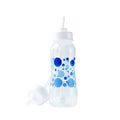 Hands-Free Baby Bottle - Nursing System 9 oz Baby Bottle with Nipple/Teat 3m+ with Tube Straw Feeding System for Toddler (1 Bottle - Blue)