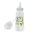Hands-Free Baby Bottle - Nursing System 9 oz Baby Bottle with Nipple/Teat 3m+ with Tube Straw Feeding System for Toddler 1 Year + (1 Pack - Dinosaur)