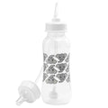 Hands-Free Baby Bottle - Nursing System 9 oz Baby Bottle with Nipple/Teat 3m+ with Tube Straw Feeding System for Toddler 1 Year + (1 Pack - Elephant)