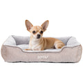 Dog Bed Washable Pet Bed, Anti Anxiety Cat Bed &amp; Sofa, Cute Plush Dog Mat for Small Dog