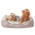 Dog Bed Washable Pet Bed, Anti Anxiety Cat Bed &amp; Sofa, Cute Plush Pet Bed for Small Dog and Cat - Small Rectangle