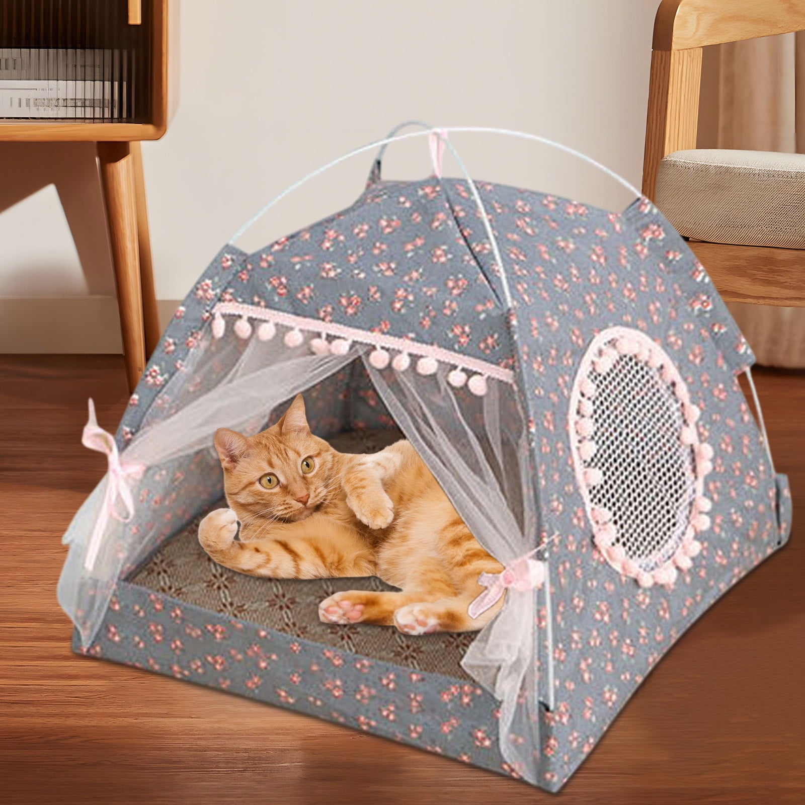 Clearance Dog Bed Medium Size Dogs, Cat Beds for Indoor Cats, Pet Bed for Puppy and Kitty, Washable, Extra , Anti-Slip Bottom