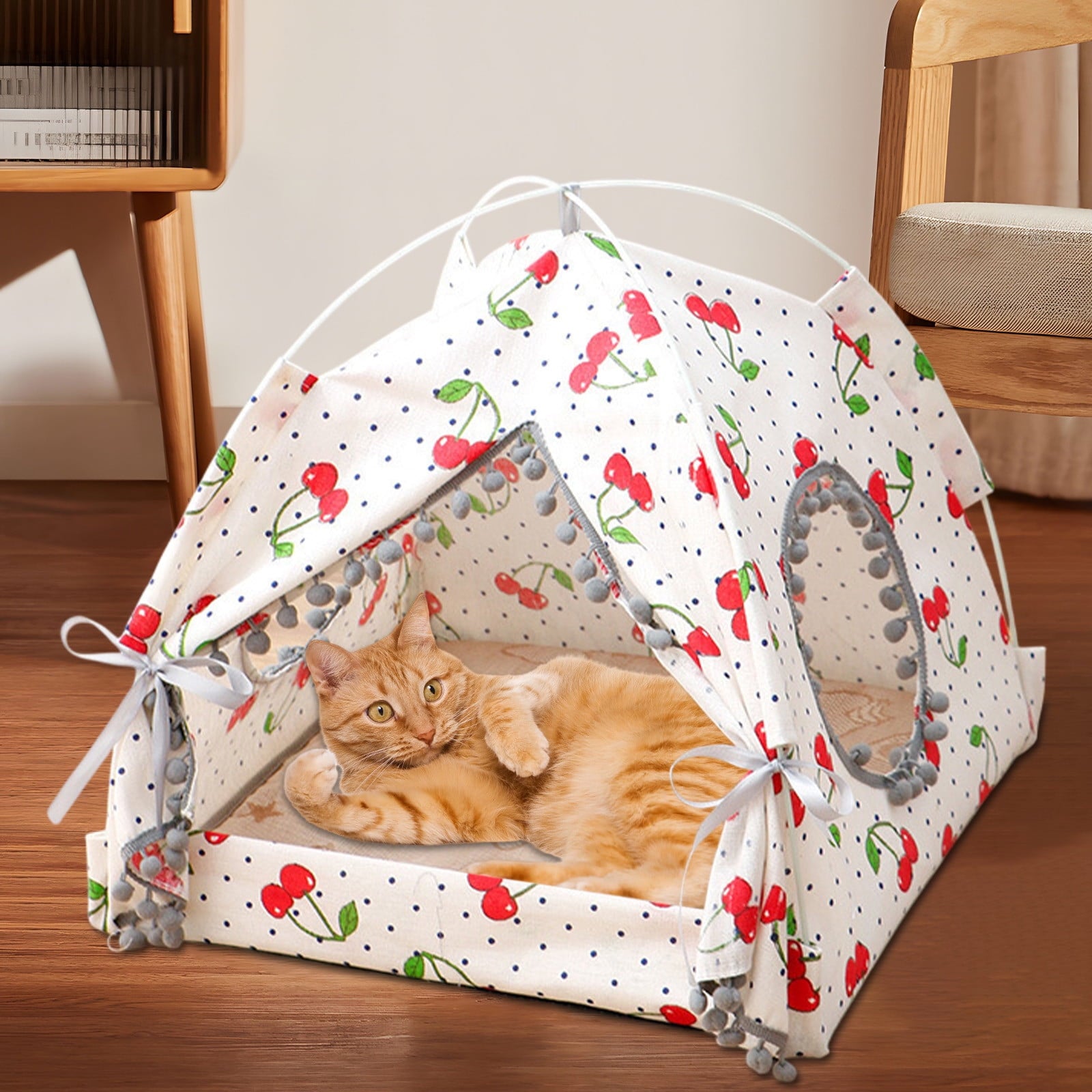 Clearance Dog Bed Medium Size Dogs, Cat Beds for Indoor Cats, Pet Bed for Puppy and Kitty, Washable, Extra , Anti-Slip Bottom
