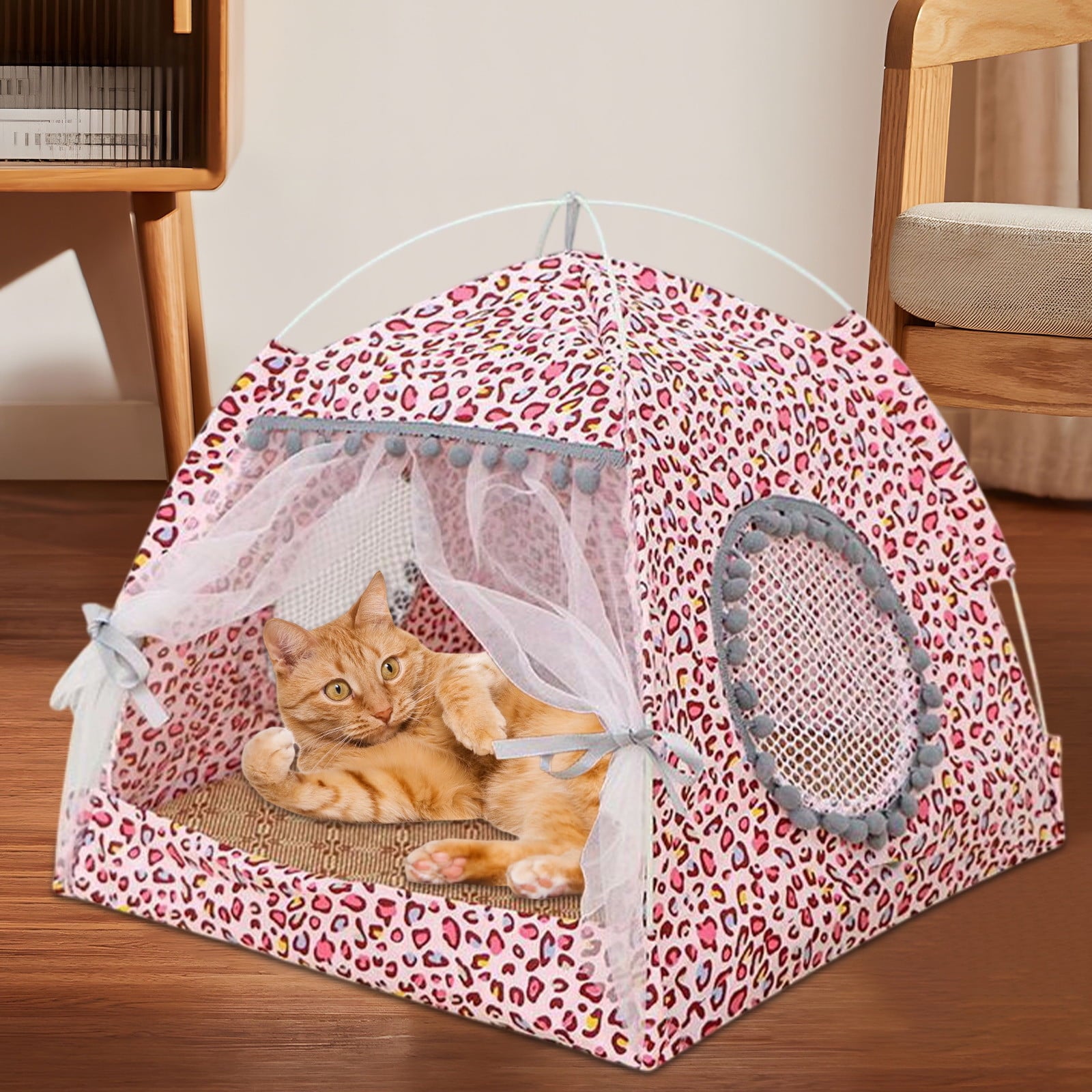 Clearance Dog Bed Medium Size Dogs, Cat Beds for Indoor Cats, Pet Bed for Puppy and Kitty, Washable, Extra , Anti-Slip Bottom