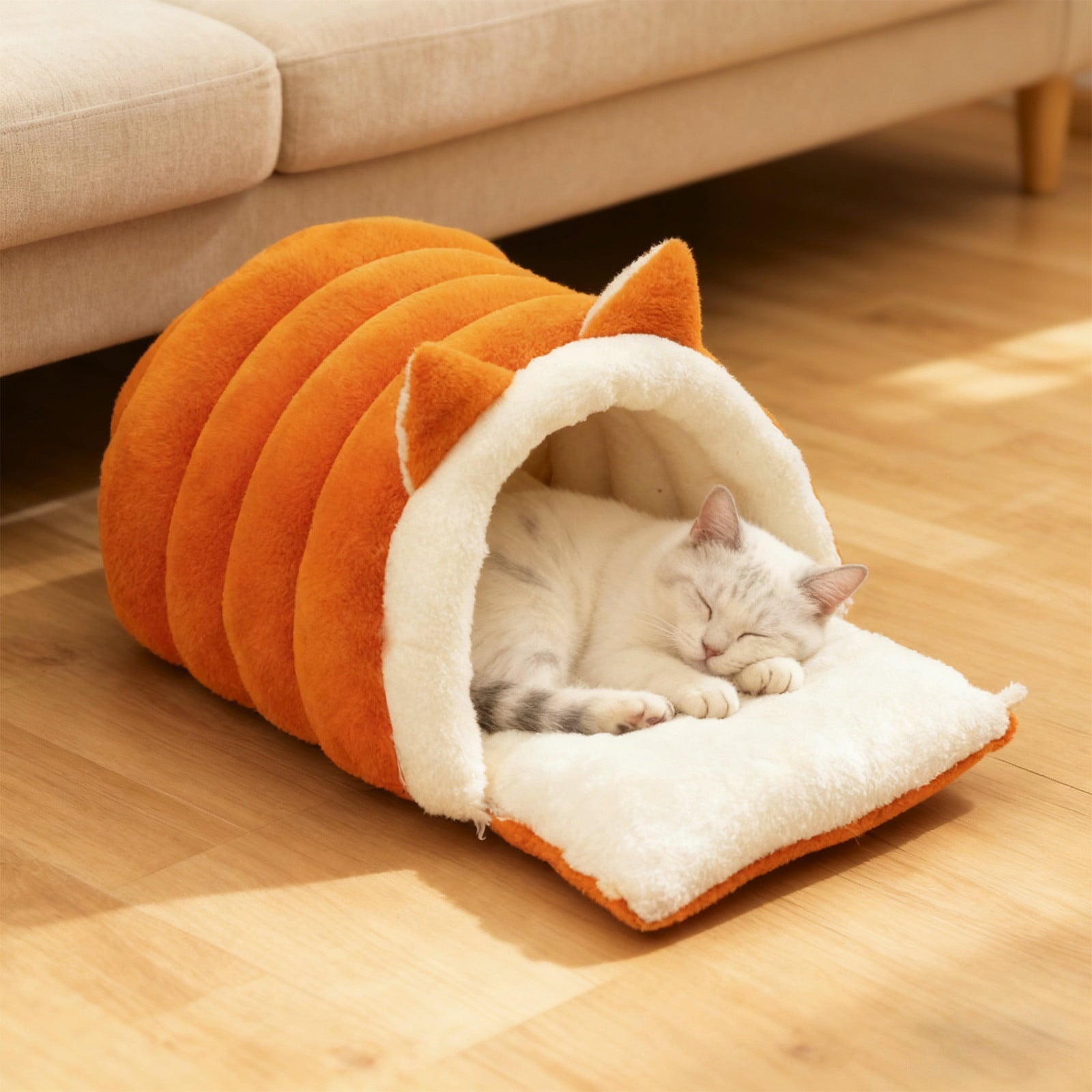 Clearance Dog Bed Medium Size Dogs, Cat Beds for Indoor Cats, Pet Bed for Puppy and Kitty, Washable, Extra , Anti-Slip Bottom