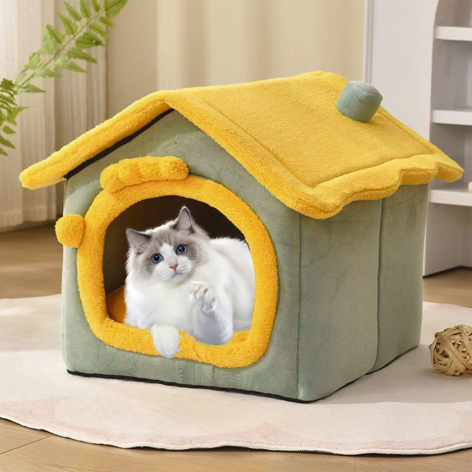 Clearance Dog Bed Medium Size Dogs, Cat Beds for Indoor Cats, Pet Bed for Puppy and Kitty, Washable, Extra , Anti-Slip Bottom
