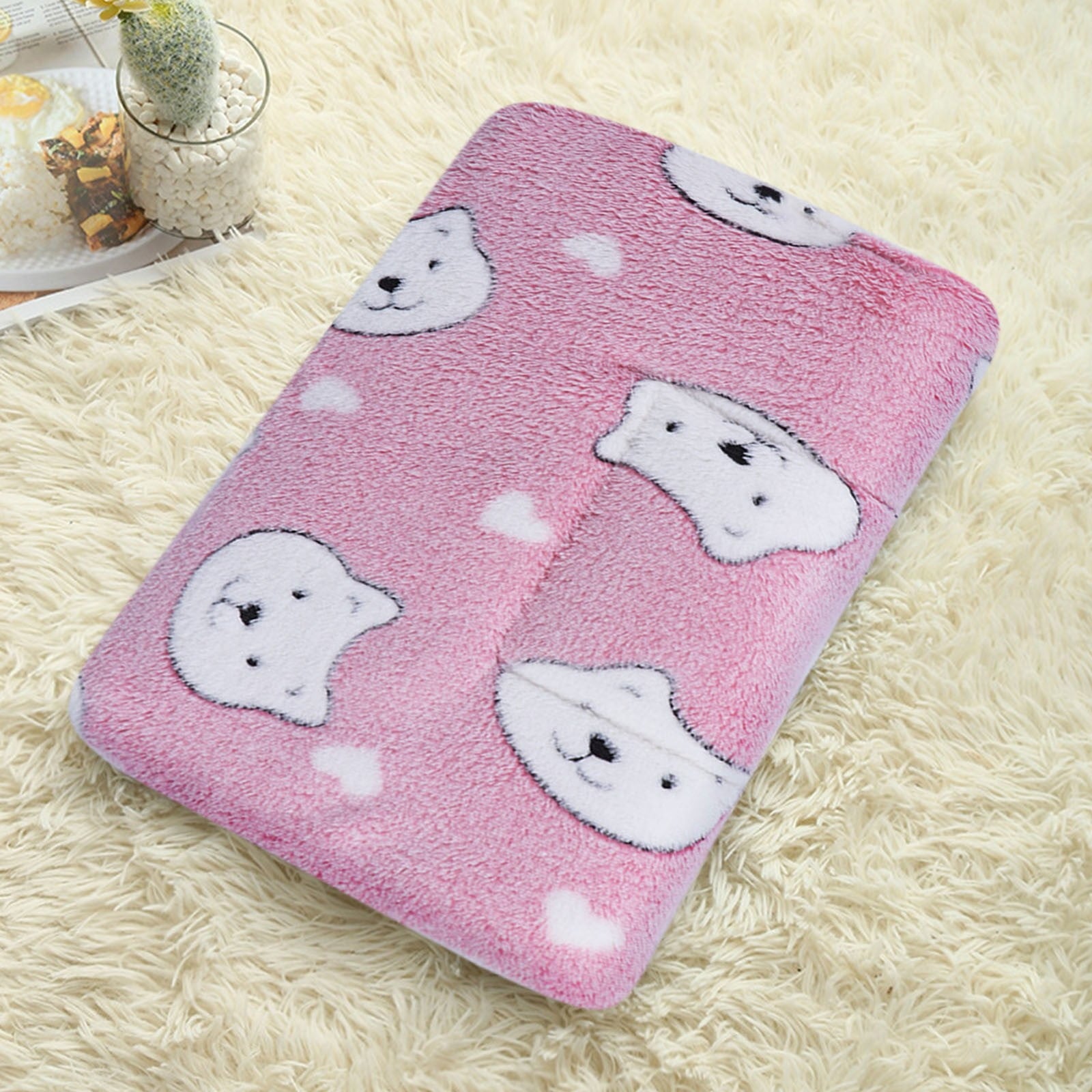 Pet Supplies Clearance Under $5! Plush Pet Bed for Dogs &amp; Cats, Bed Sleeping Kennel Large Medium and Small Dog Pet Mat Winter Pet Bed Dog Mat Dog Bed 20 x 24 Inch