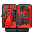 Manicure Set,24pcs Nail ClipperODDPC Grooming Pedicure Kit, Stainless Steel with Leather Travel Case Men &amp; Women Gifts