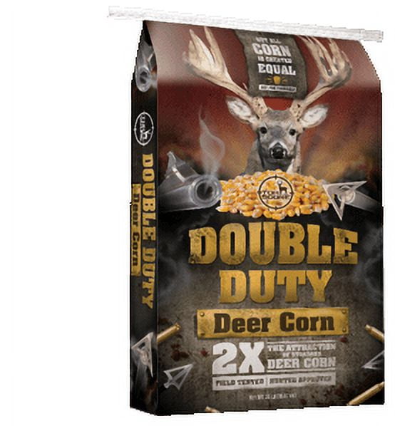 Top Score Double Duty Deer Corn, 35lb Bag, High Protein, Energy-Boosting