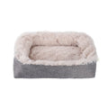 Large Pet Bed for Cat or Dog, Rectangle, 24x20 Inch(Beige)