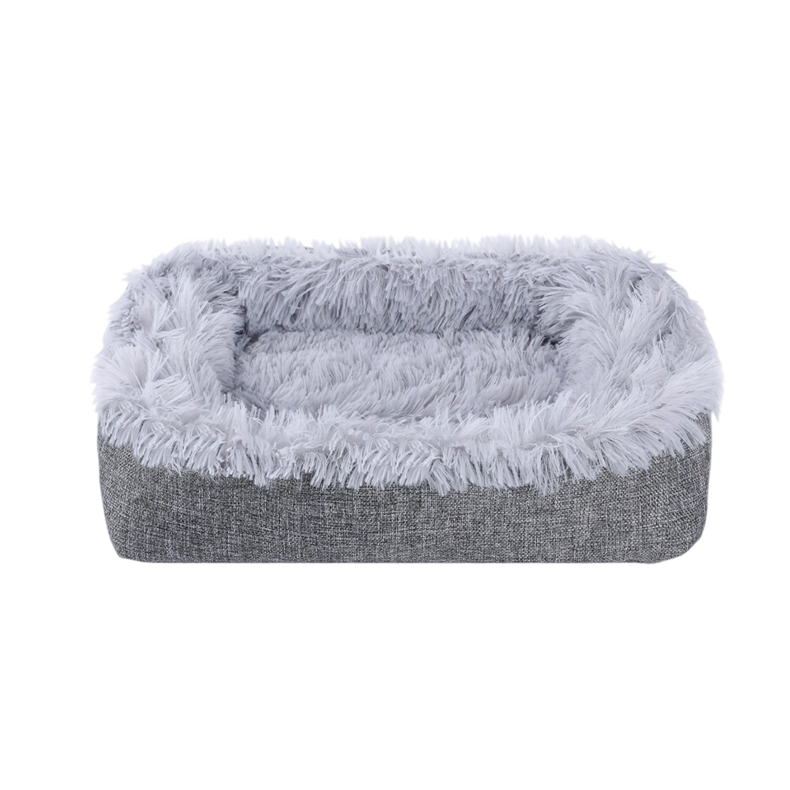 Large Pet Bed for Cat or Dog, Rectangle, 24x20 Inch(Beige)