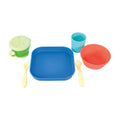 6-Piece Toddler Feeding Set with Plate, Bowl, Snack Keeper, Cup, and Utensils