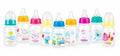 Baby Feeding - - 4oz Clear Printed Round Bottles (1 Only) Vary Color 1161
