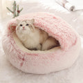 Small Dog Bed for Small Dogs Washable - Round Cat Beds for Indoor Cats, Round Winter Pet Bed for Puppy and Kitten with Slip-Resistant Bottom, 15Inches