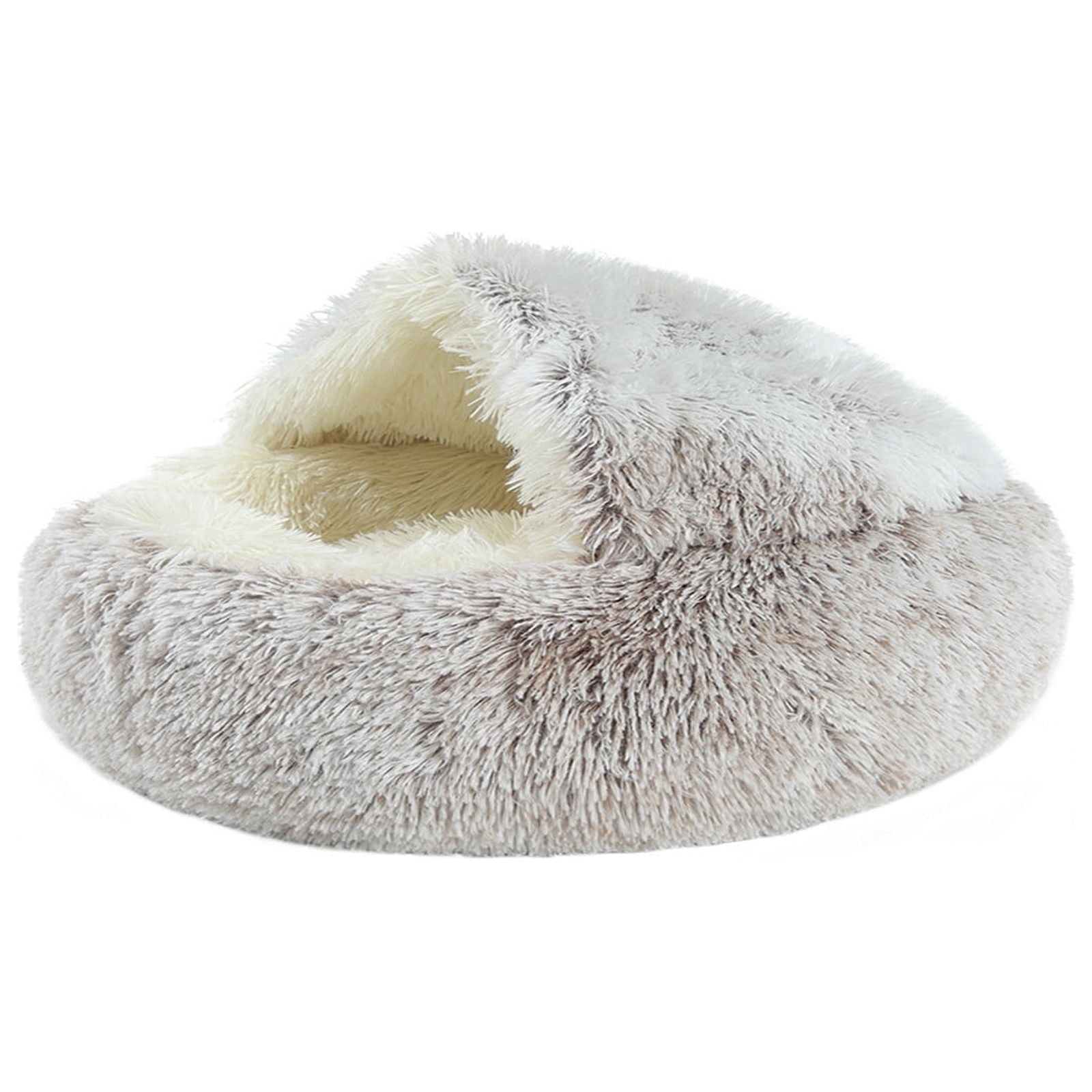 Small Dog Bed for Small Dogs Washable - Round Cat Beds for Indoor Cats, Round Winter Pet Bed for Puppy and Kitten with Slip-Resistant Bottom, 15Inches