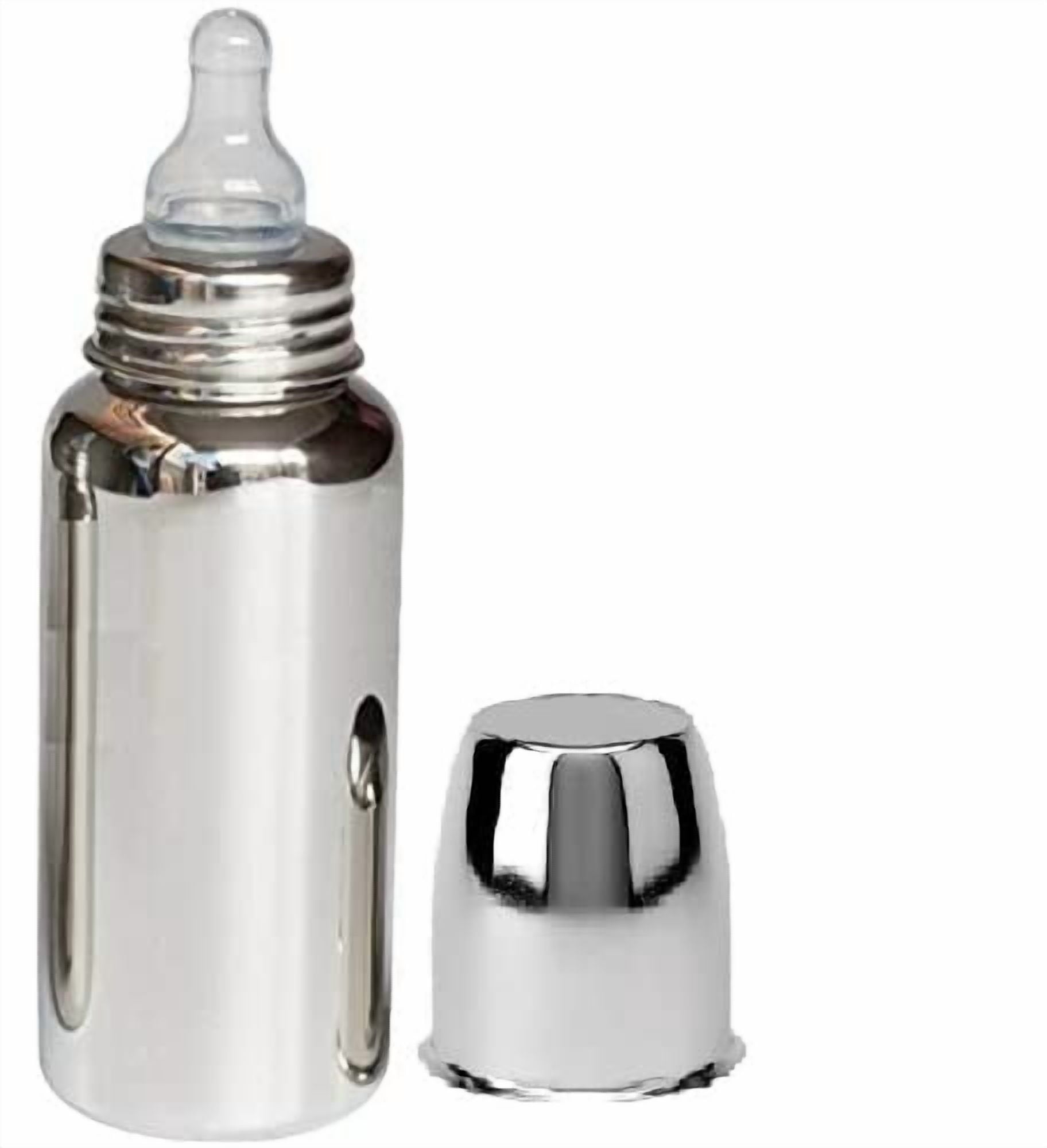 Organic Kidz Stainless Steel Baby Feeding Bottle for Kids for Milk and Baby Drinks, (290ml)