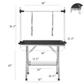 Pet Grooming 36" Dog Pet Grooming Table Adjustable Heavy Duty w/Arm &amp; Noose &amp; Mesh Tray,Dog Grooming