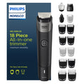 Multigroom Series 5000 18 Piece, Beard Face, Hair, Body and Intimate Hair Trimmer For Men - No Blade Oil MG5900/49