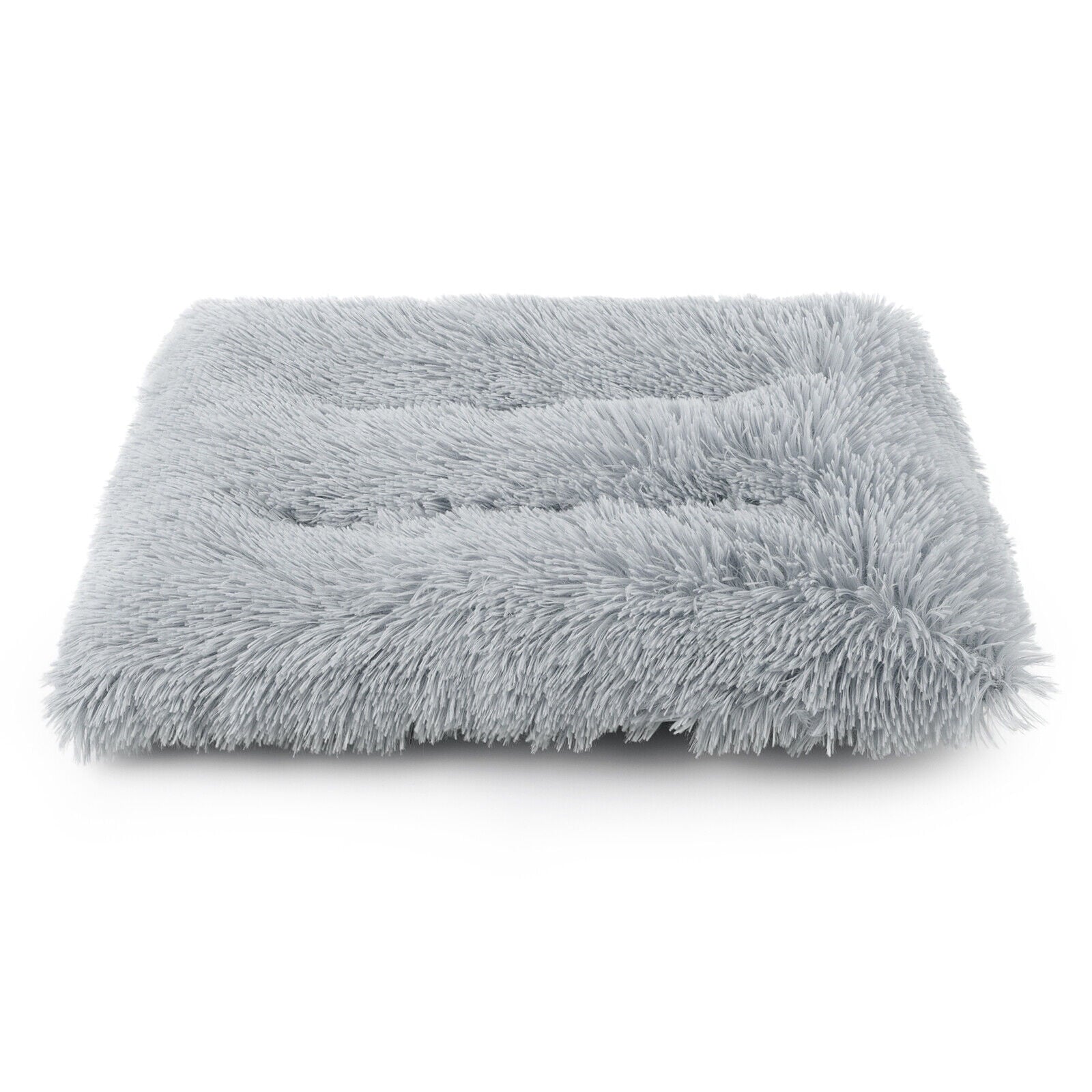 Plush Pet Bed for Dogs &amp; Cats Dog Crate Mat Mattress Pillow Bolster