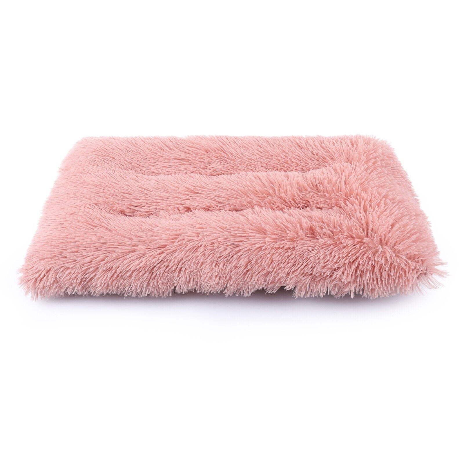 Plush Pet Bed for Dogs &amp; Cats Dog Crate Mat Mattress Pillow Bolster