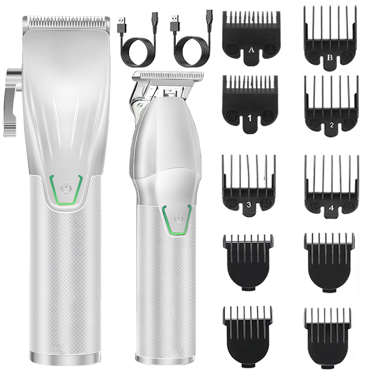 Barber Clippers and Trimmer Set for Haircut Electric Grooming, Gifts for Men