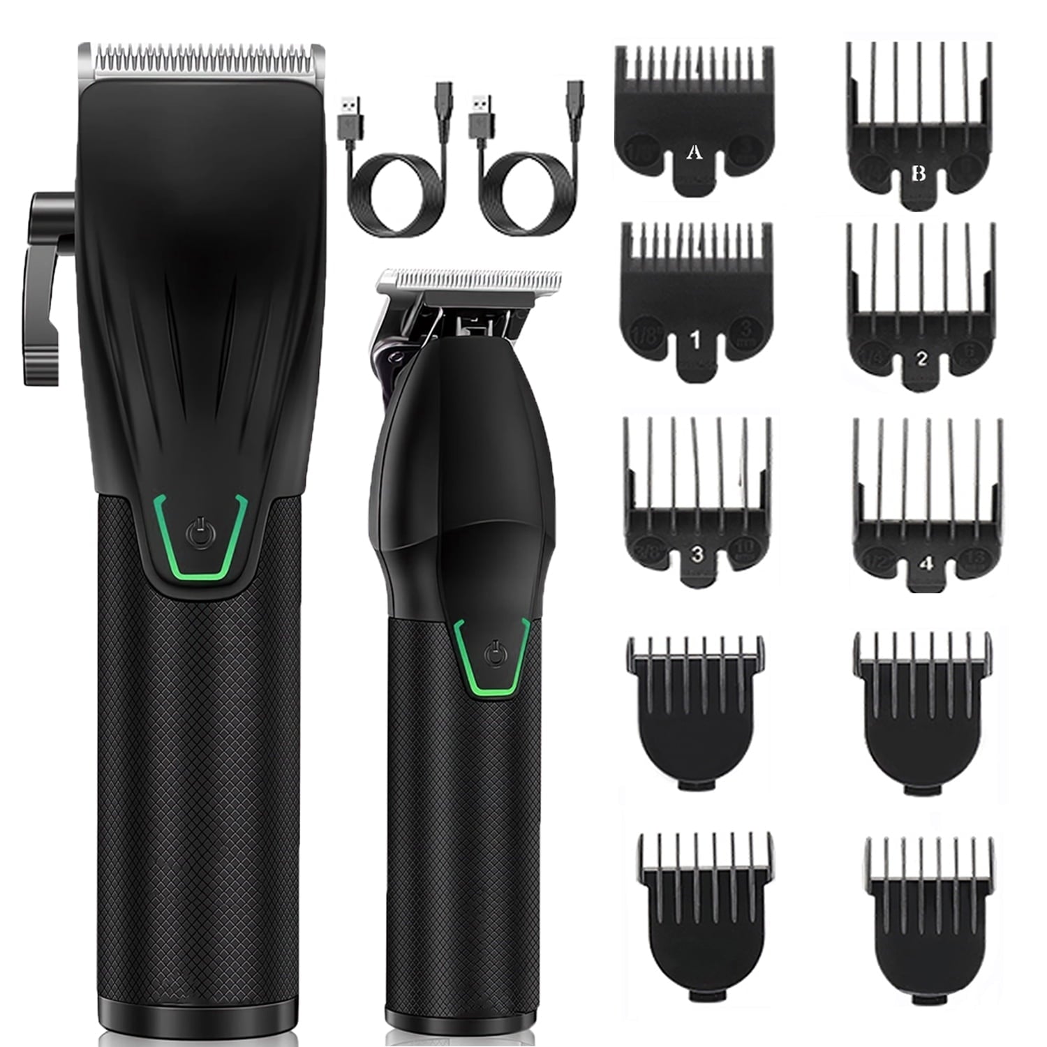 Barber Clippers and Trimmer Set for Haircut Electric Grooming, Gifts for Men