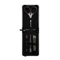 PR REV Men's Grooming Kit, Nail &amp; Facial Hair Care Travel Kit, 5 Pieces
