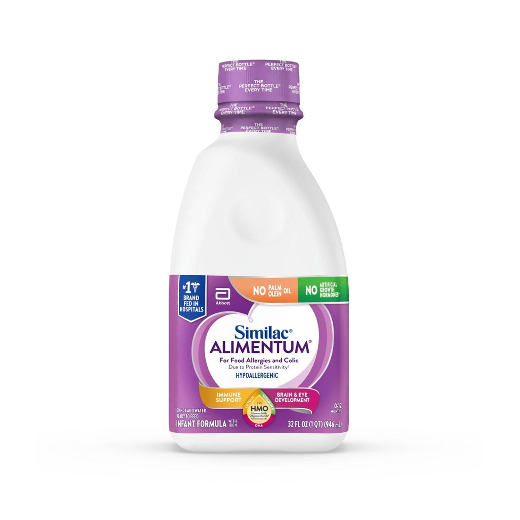 Alimentum With 2'-FL HMO, Ready-to-Feed Baby Formula, 32-fl-oz Bottle