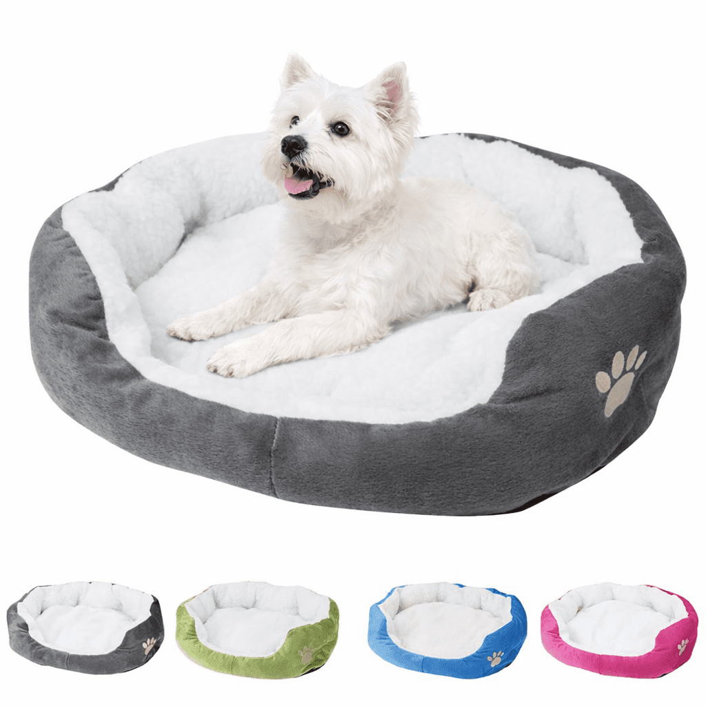 Christmas Clearance! Dog Bed Pet Dog Puppy Fleece Bed House Plush Mat Pad