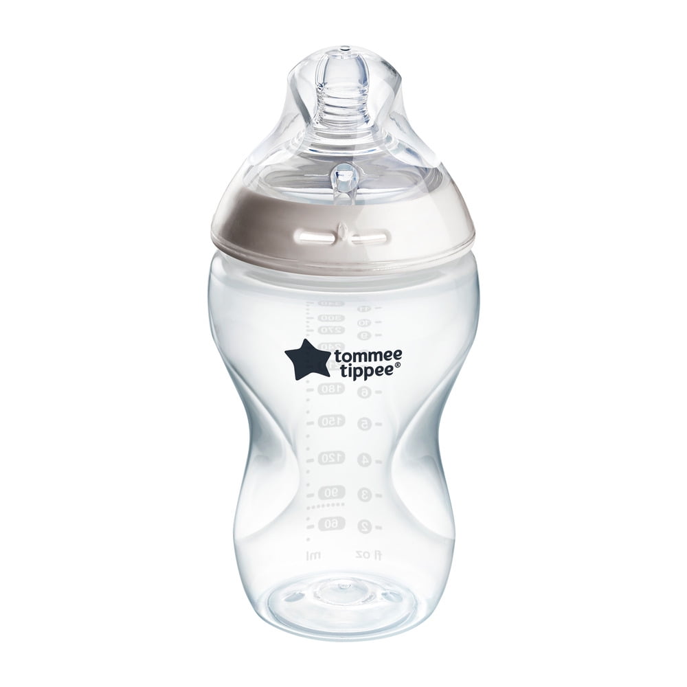 Natural Start Baby Bottle, 11oz, Medium-Flow and Thicker Feed Breast-Like Nipple, Valve, 1 Pack