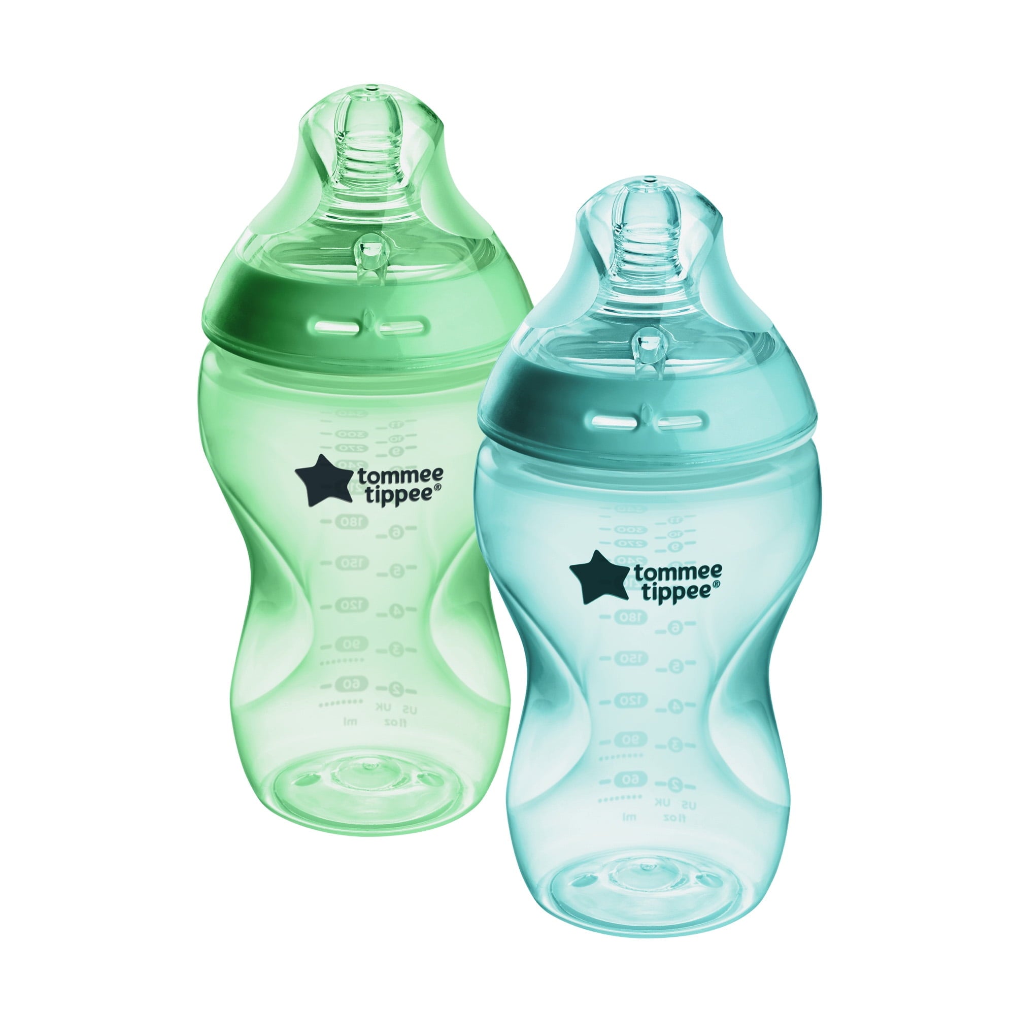 Natural Start Baby Bottle, 11oz, Medium-Flow and Thicker Feed Breast-Like Nipple, Valve, 1 Pack