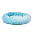 Bed for Dogs &amp; Cats, Squish Cuddle Bed, Washable, Light Blue, 17"