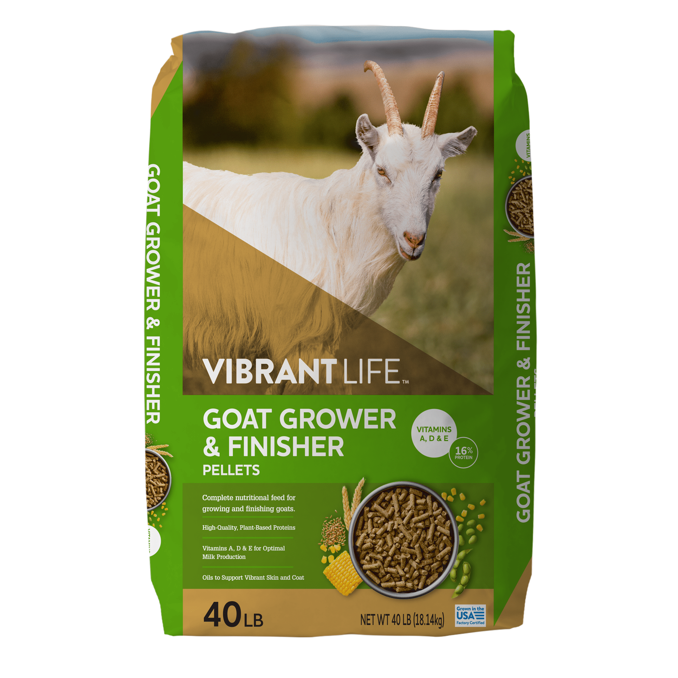 Goat Grower &amp; Finisher Pellets, 40 lb Bag