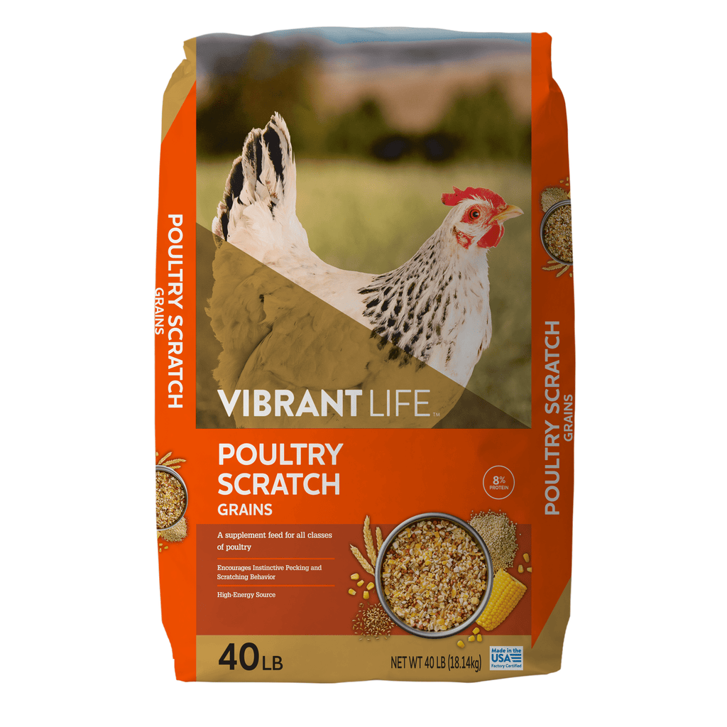 Poultry Scratch Grains, 40 lb Bag